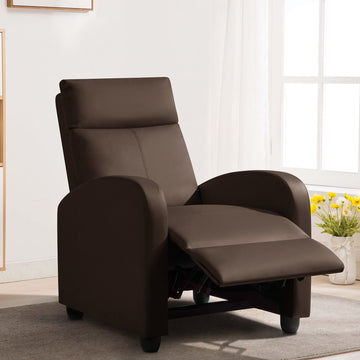 Homall PU Leather Recliner Home Theater Seating Living Room Chair